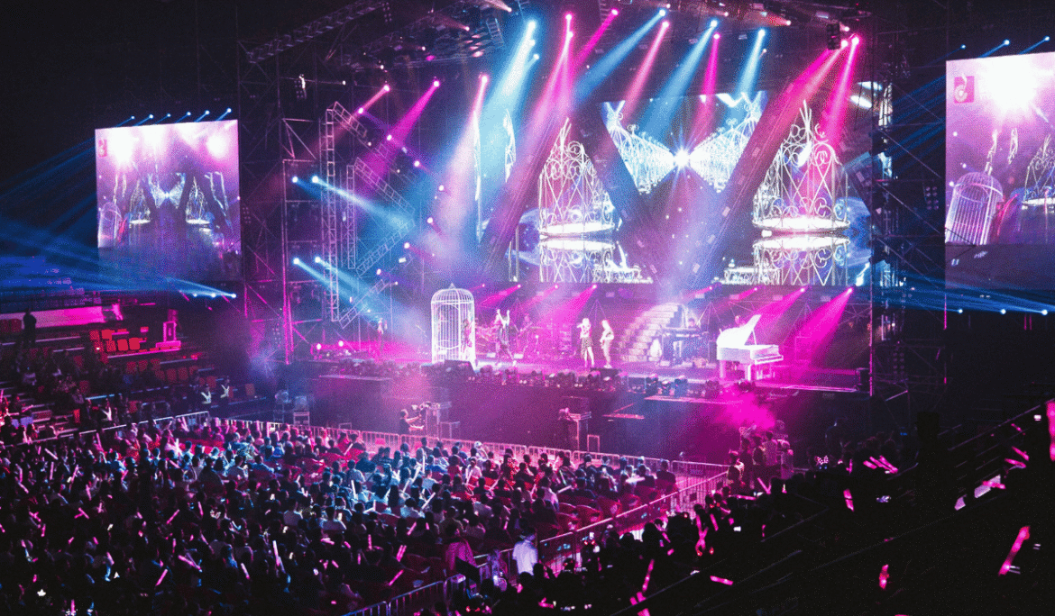 Görüntü Sistemlerini Kurduğumuz Konserden Kare